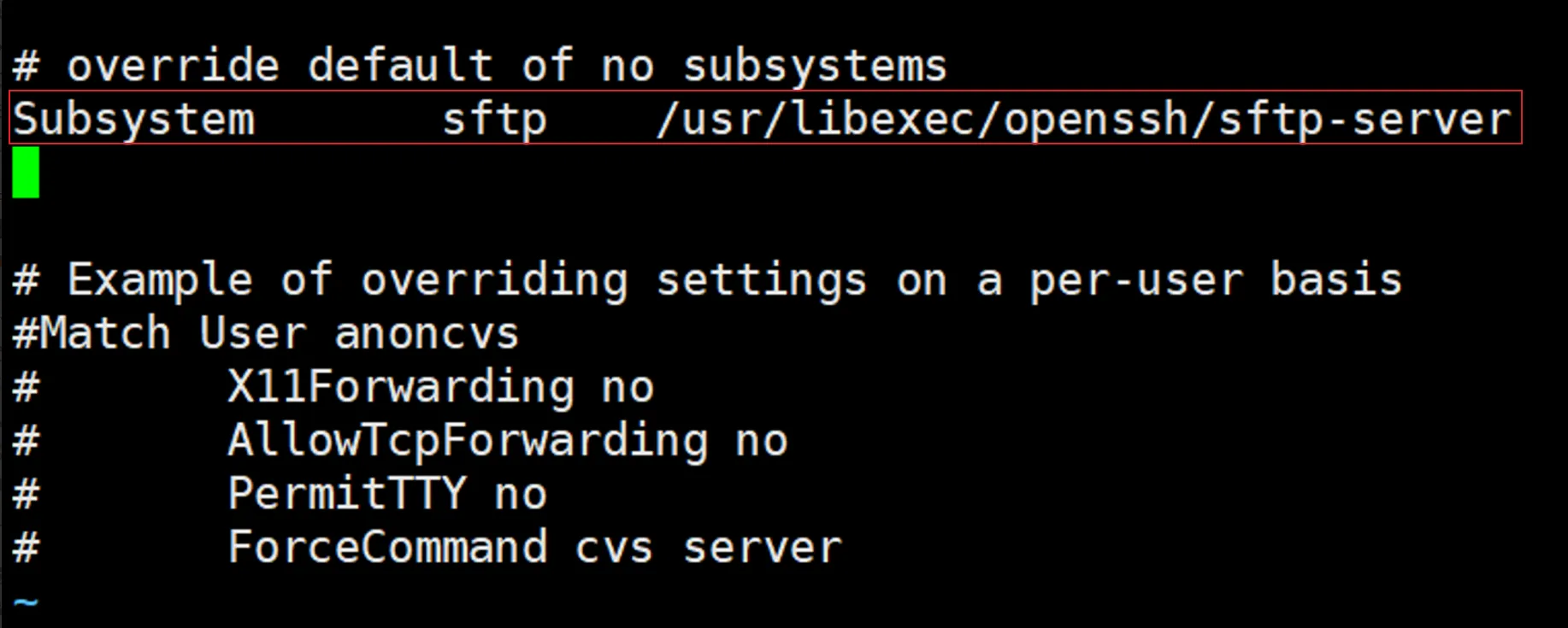 sshd_config